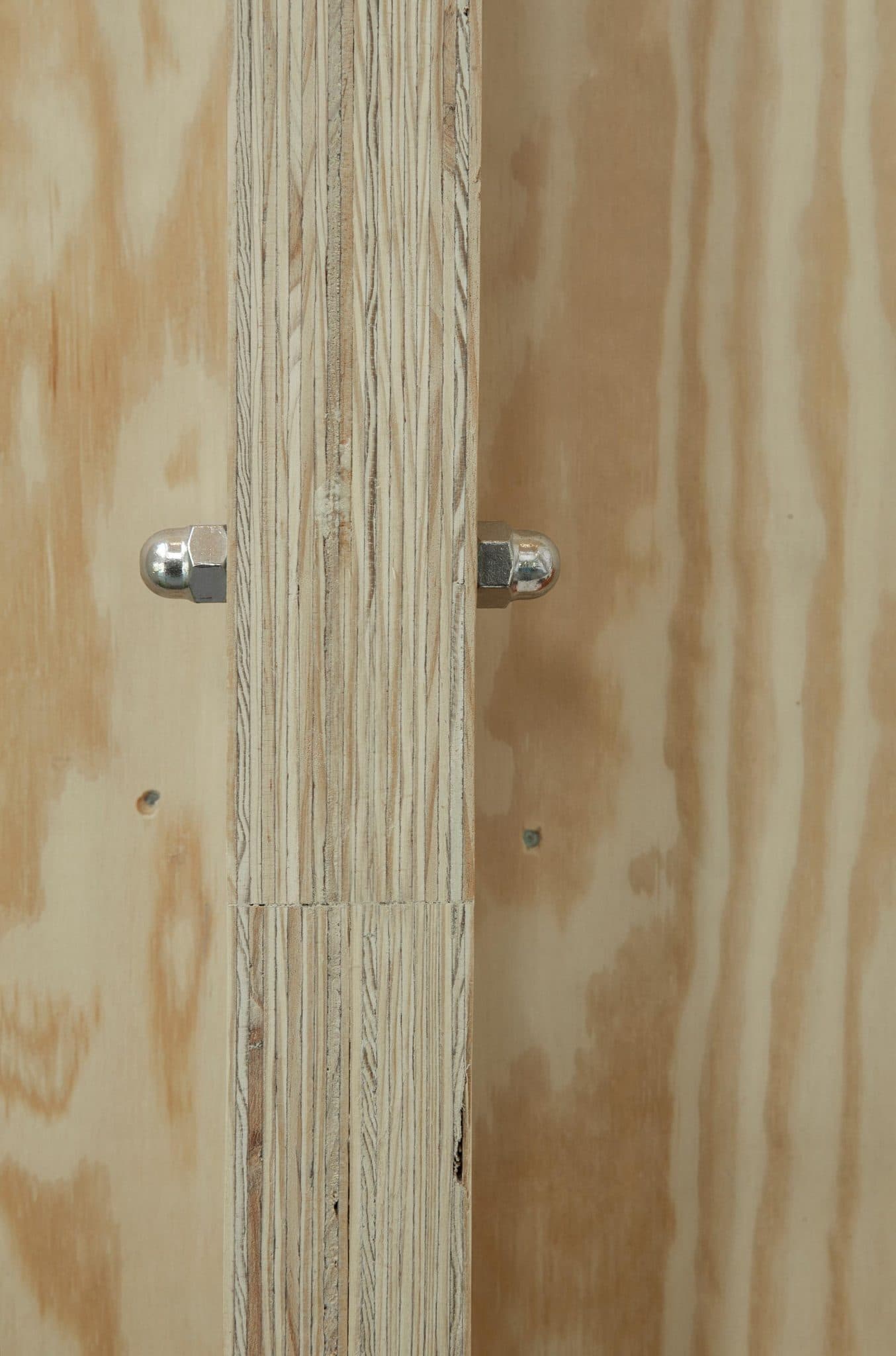 Detail van de houten binnenafwerking